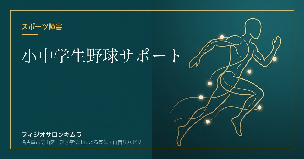 小中学生野球サポート